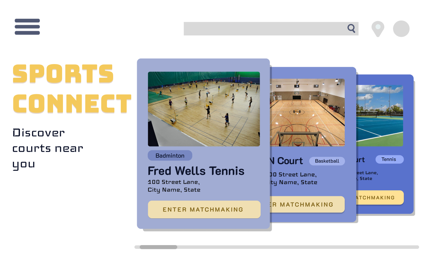 SportsConnect Figma Design